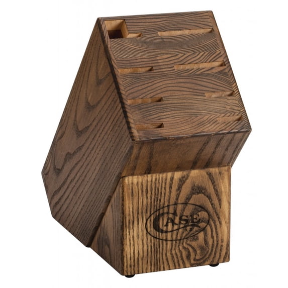 Case XX Knives Kitchen 8-Knife Block Stained Walnut Wood