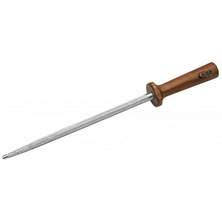Case XX Knives Knife Sharpening Steel High-Carbon Rod & Walnut Wood Handle  07389 