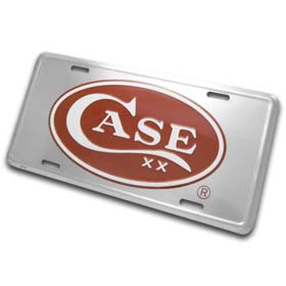 Case XX Knives Logo Oval Aluminum License Plate