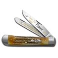 thumbnail image 1 of Case XX Knives Love You Papaw 6.5 BoneStag Trapper 1/500 Stainless Pocket Knife, 1 of 4