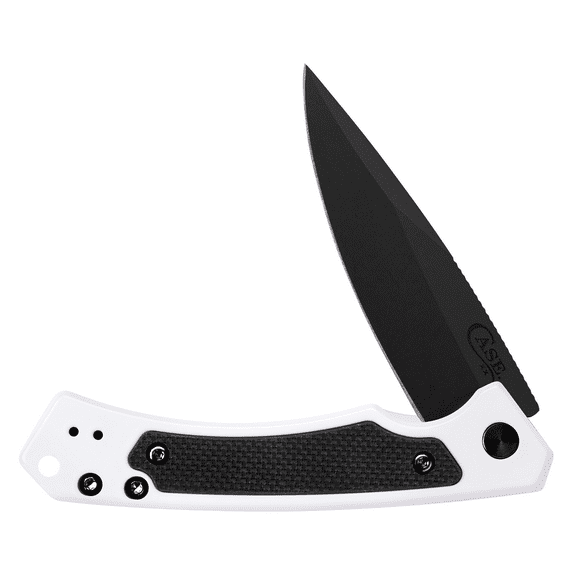 Case XX Knives Marilla Frame Lock White Aluminum CPM S35VN Stainless Steel Pocket Knife