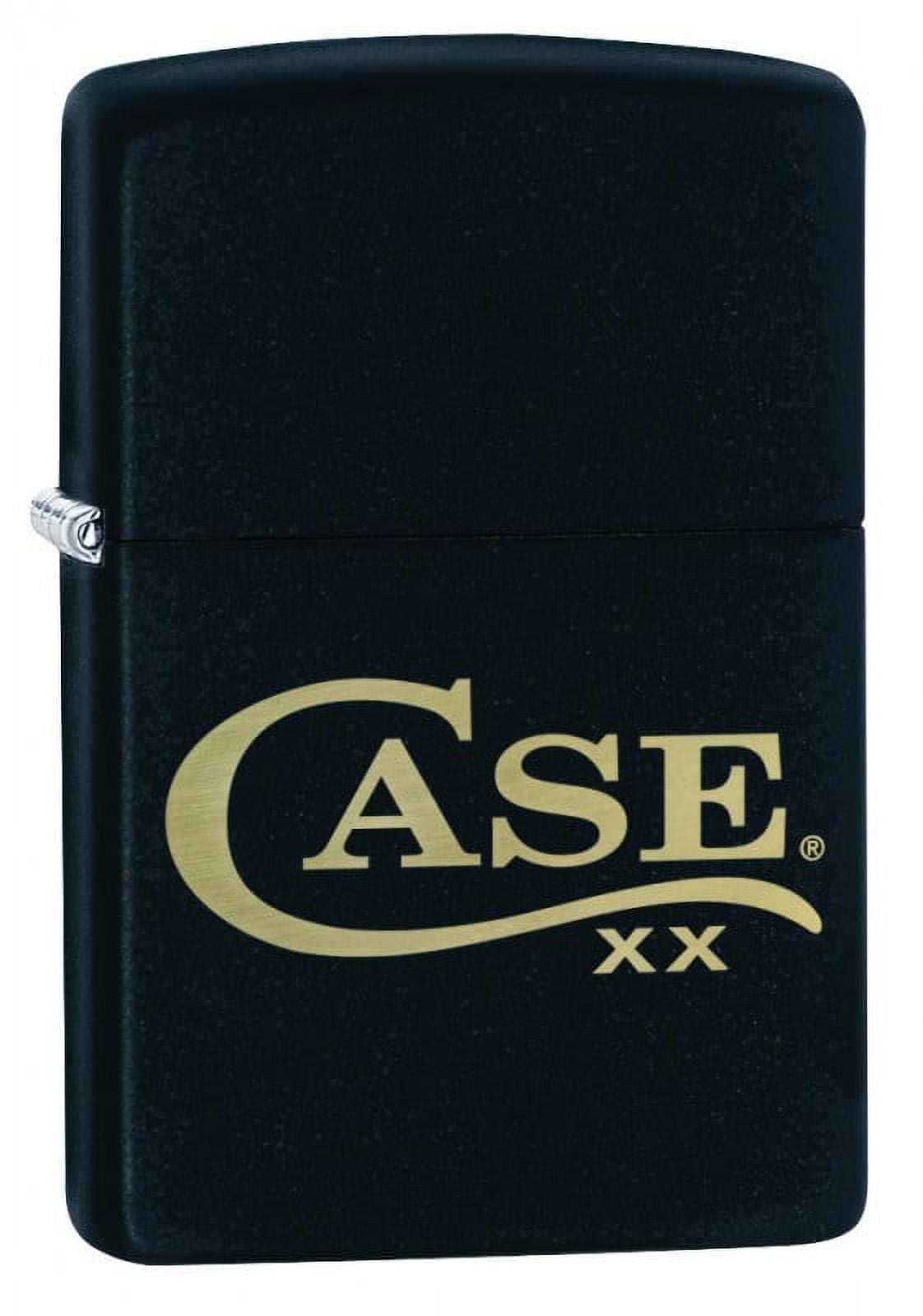 Case XX Knives Matte Black Zippo Windproof Lighter 52478