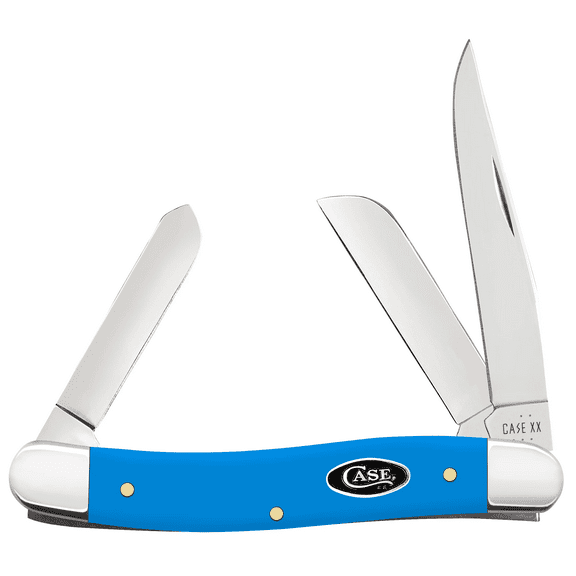 Case XX Knives Medium Stockman Light Blue Synthetic Stainless Pocket Knife