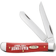 thumbnail image 1 of Case XX Knives Mini Trapper Honor Your Hometown Dark Red Stainless Pocket Knife, 1 of 1