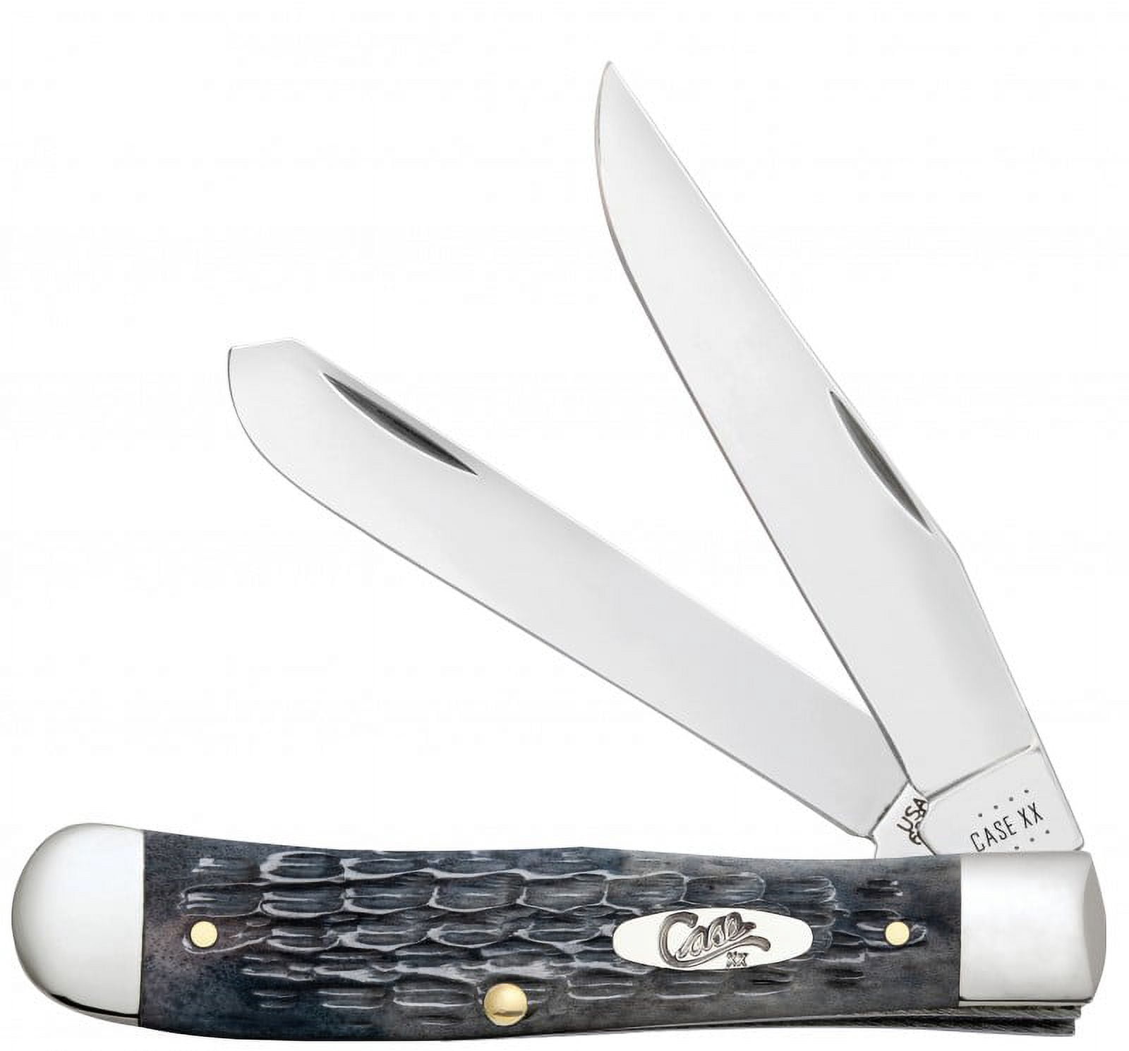 Case Trapper Crandall Gray Bone - Acc Knives  - 58410
