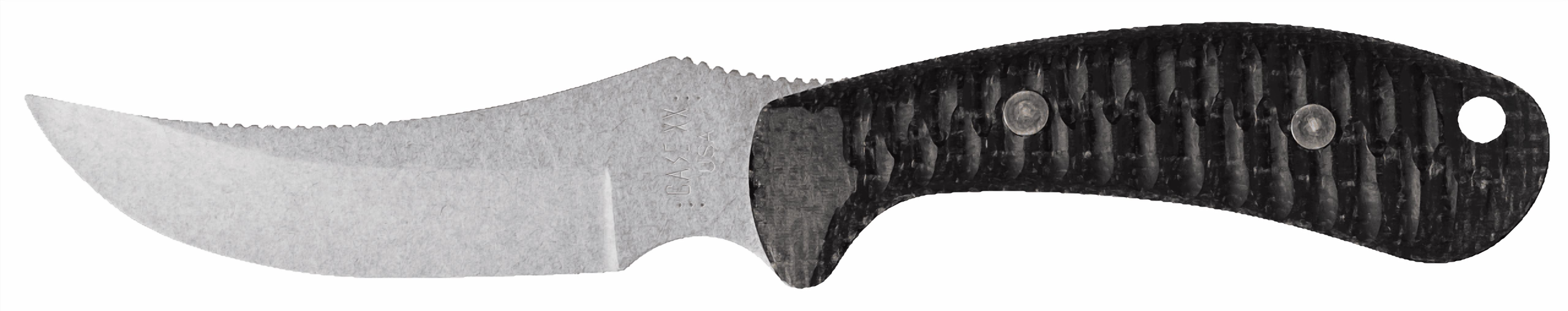 Case XX Knives Ridgeback Fixed Blade Hunter Black Burlap Stainless Knife