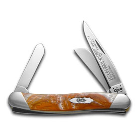 Case XX Knives Slant Series Oktoberfest Corelon Medium Stockman 1/2500 Pocket Knife