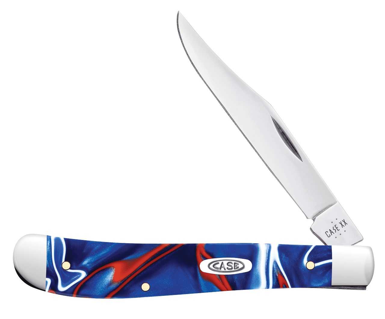Case Knives Patriotic Kirinite - Sm Slimline Trapper