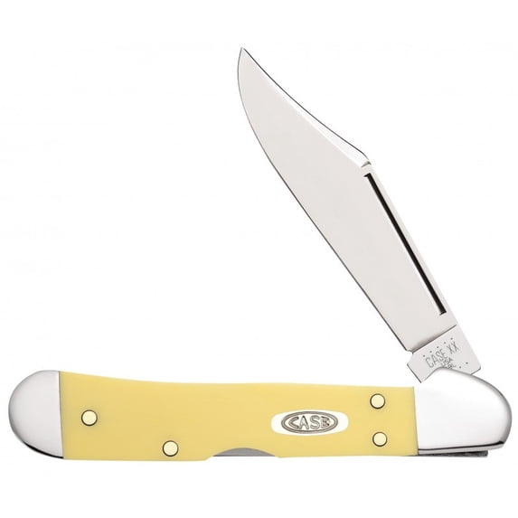 Case Cutlery Mini Copperlock Yellow Syn