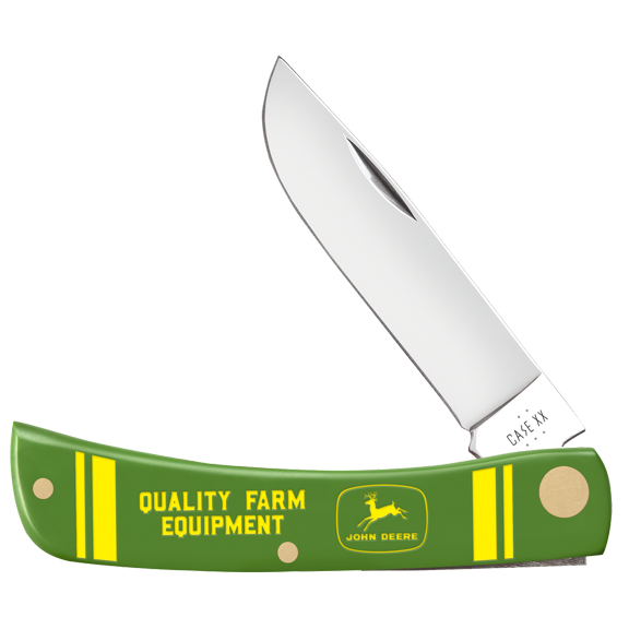 Case XX Knives Sod Buster Jr Green John Deere Stainless Pocket Knife