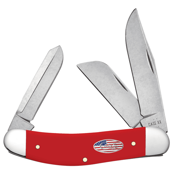 Case XX Knives Sowbelly Stockman American Workman Red Synthetic Carbon Steel Pocket Knife