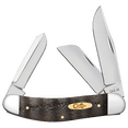 thumbnail image 1 of Case Sowbelly Pocket Knife 2.72" Clip Point, Sheepfoot, Spey Tru-Sharp Polished Blade Oak Handle Black, 1 of 4