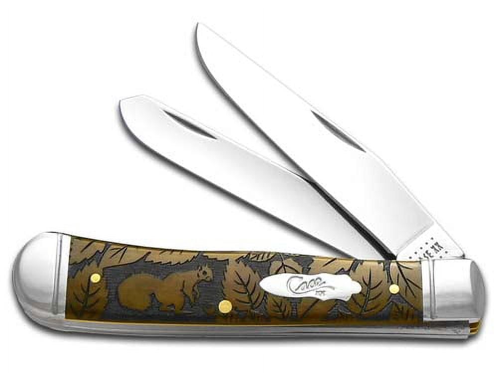 Case XX Knives Squirrel Wildlife Series Antique Bone Trapper 1/500