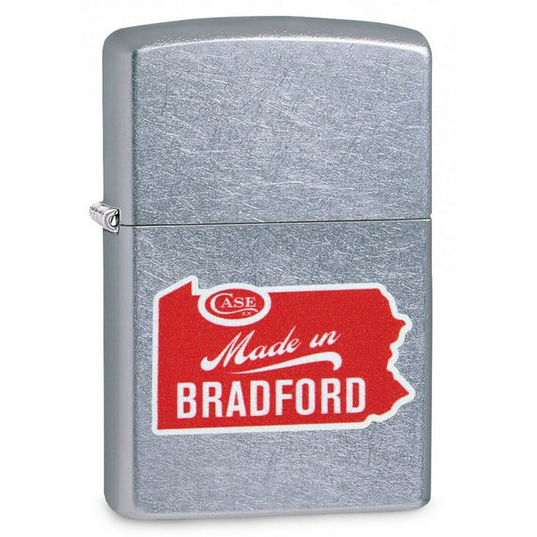 Case XX Knives Street Chrome Wind-proof Zippo Lighter 52479