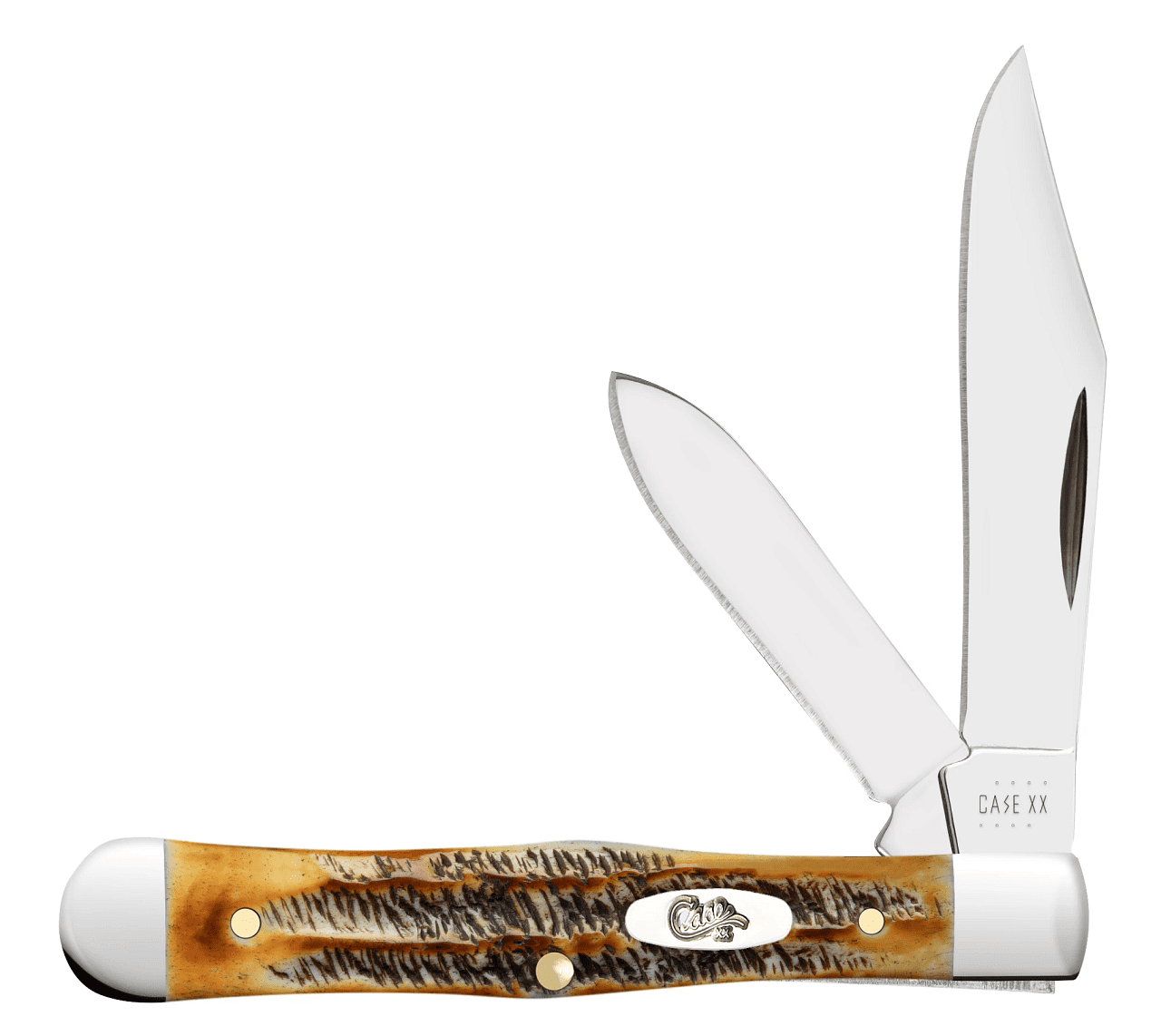 Case XX Knives Swell Center Jack 65326 6.5 BoneStag Stainless Pocket Knife
