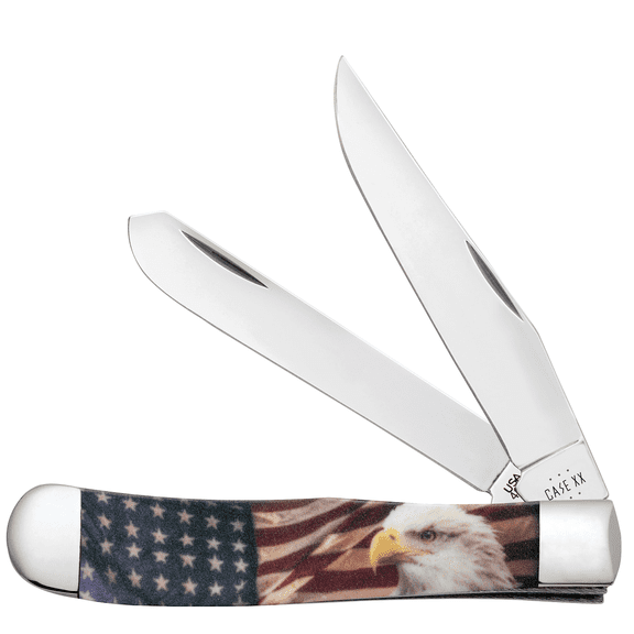 Case Cutlery Trapper Patriotic Color