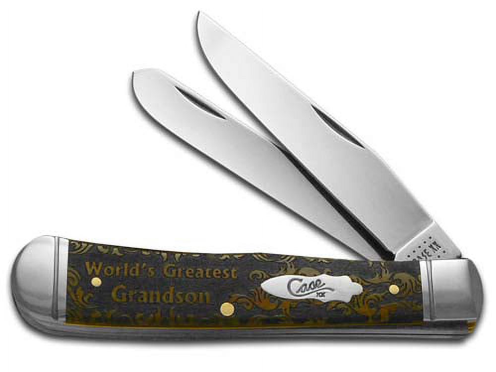 Case XX Knives World's Greatest Grandson Antique Bone Trapper 1/500