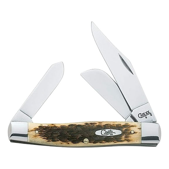 Jumbo Stockman Amber Bone