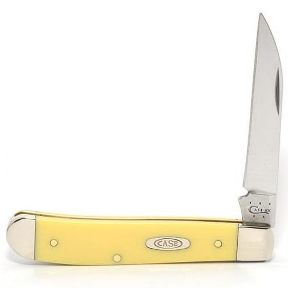 Case XX Mini Trapper Pocket Knife, Yellow