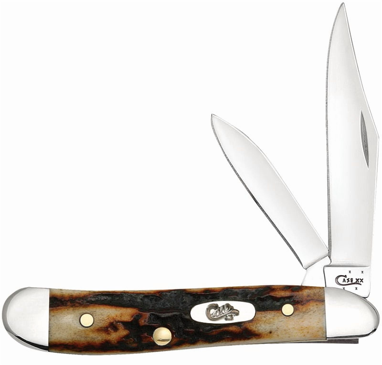 Case XX Knives Case XX Peanut Folding Knife Red Stag