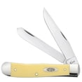 thumbnail image 1 of Case XX WR Pocket Knife Yellow Synthetic Trapper High Carbon Steel Blades Item #161 - (3254 CS) - Length Closed: 4 1/8 Inches, 1 of 5