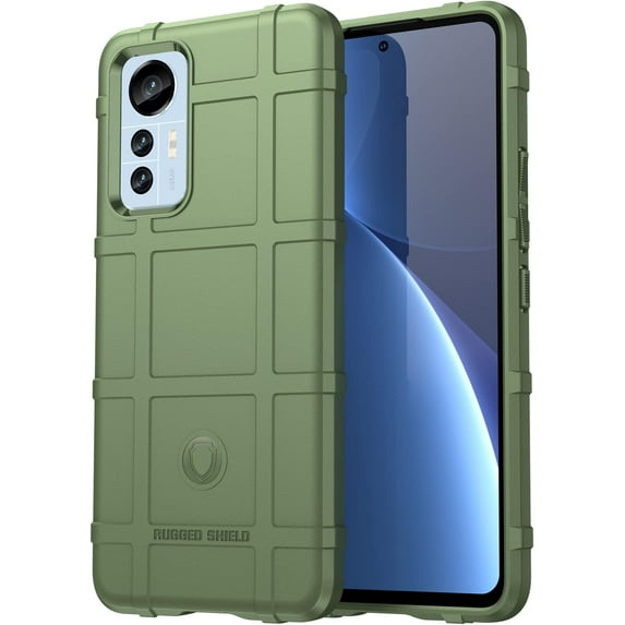 Case for Xiaomi 12 Lite (Not Mi 12), Heavy Duty Shockproof Military Grade Drop Tested Field Phone Case Bumper Rugged Cover for Xiaomi 12 Lite HD Green