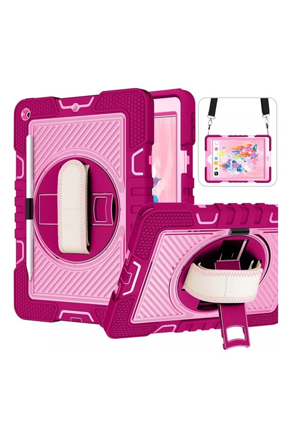 Case For Xiaomi RedMi Pad SE 11 2023 Tablet Cover Xiaomi RedMi Pad SE 11"Shockproof Kickstand Kids Case Hand Grip Shoulder Strap Black RedMi Pad SE 11inch