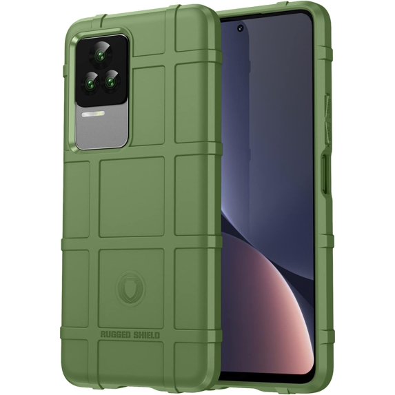 Case for Xiaomi Redmi K50, Heavy Duty Shockproof Military Grade Drop Tested Phone Case Super Sturdy Bumper Rugged Cover for Xiaomi Redmi K50 Pro HD Green