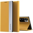 thumbnail image 1 of Case for Xiaomi Redmi Note 11 Pro Premium PU Leather Cover, Case for Mi Redmi Note 11 Pro+, [Shockproof TPU Interior Case] Stand Flip Phone Case for Xiaomi Redmi Note 11 Pro/Pro+ CX Yellow, 1 of 9