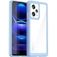 thumbnail image 1 of Case for Xiaomi Redmi Note 12 Pro Phone Case Slim Dropproof [Defend from Drop/Scratch/Slip/Fingerprint] Clear Acrylic Hard Back Soft TPU Bumper Hybrid Phone Cover for Redmi Note 12 Pro-Blue, 1 of 16