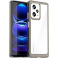 thumbnail image 1 of Case for Xiaomi Redmi Note 12 Pro Phone Case Slim Dropproof [Defend from Drop/Scratch/Slip/Fingerprint] Clear Acrylic Hard Back Soft TPU Bumper Hybrid Phone Cover for Redmi Note 12 Pro-Crystal Black, 1 of 16