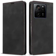 Case for Xiaomi Redmi Note 14 5G Not for 14 4G Premium PU Leather Cover TPU Bumper with Card Holder Kickstand Hidden Magnetic Adsorption Shockproof Flip Wallet Cover