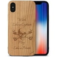 thumbnail image 1 of Case Yard Wooden Case Outside Soft TPU Silicone Slim Fit Shockproof Wood Protective Phone Cover for Girls Boys Men and Women Supports Wireless Charging Work Like Captain Design case for iPhone-XS-Max, 1 of 7