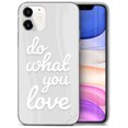 thumbnail image 1 of Case Yard iPhone-11 Case Clear Soft & Flexible TPU Ultra Low Profile Slim Fit Thin Shockproof Transparent Bumper Protective Cover Drop Protective Cell Phone Cases (Do What You Love), 1 of 8