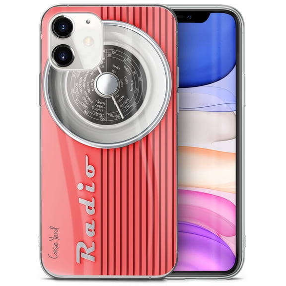Case Yard iPhone-11 Case Clear Soft & Flexible TPU Ultra Low Profile Slim Fit Thin Shockproof Transparent Bumper Protective Cover Drop Protective Cell Phone Cases (Radio)