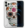 thumbnail image 1 of Case Yard iPhone-11-Pro Case Clear Soft & Flexible TPU Ultra Low Profile Slim Fit Thin Shockproof Transparent Bumper Protective Cover Drop Protective Cell Phone Cases (Color Sugar Skull), 1 of 8