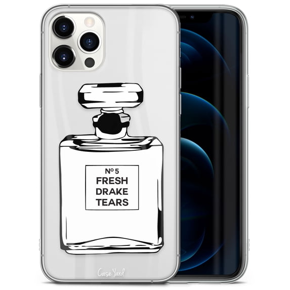 Case Yard iPhone-11-Pro-Max Case Clear Soft & Flexible TPU Ultra Low Profile Slim Fit Thin Shockproof Transparent Bumper Protective Cover Drop Protective Cell Phone Cases (Drake Tears)