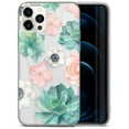 thumbnail image 1 of Case Yard iPhone-11-Pro-Max Case Clear Soft & Flexible TPU Ultra Low Profile Slim Fit Thin Shockproof Transparent Bumper Protective Cover Drop Protective Cell Phone Cases (Tropical Flowers), 1 of 8