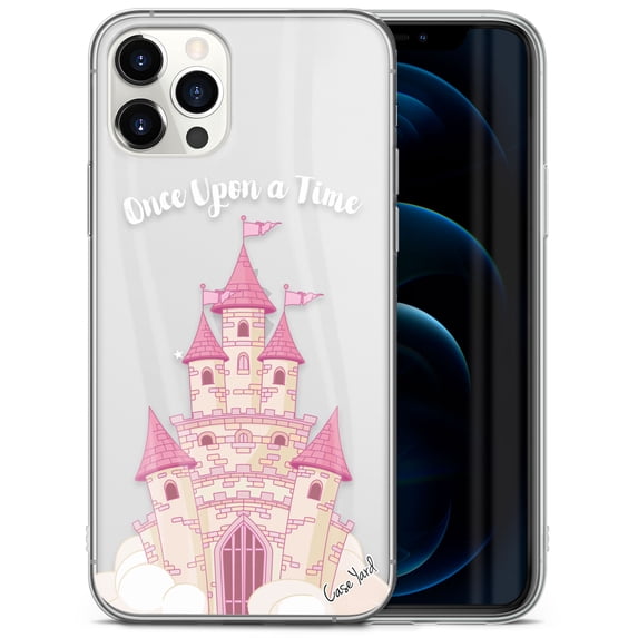 Case Yard iPhone-12/12-Pro Case Clear Soft & Flexible TPU Ultra Low Profile Slim Fit Thin Shockproof Transparent Bumper Protective Cover Drop Protective Cell Phone Cases (Once Upon a Time)