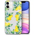 thumbnail image 1 of Case Yard iPhone-12-Mini Case Clear Soft & Flexible TPU Ultra Low Profile Slim Fit Thin Shockproof Transparent Bumper Protective Cover Drop Protective Cell Phone Cases (Lemons), 1 of 8