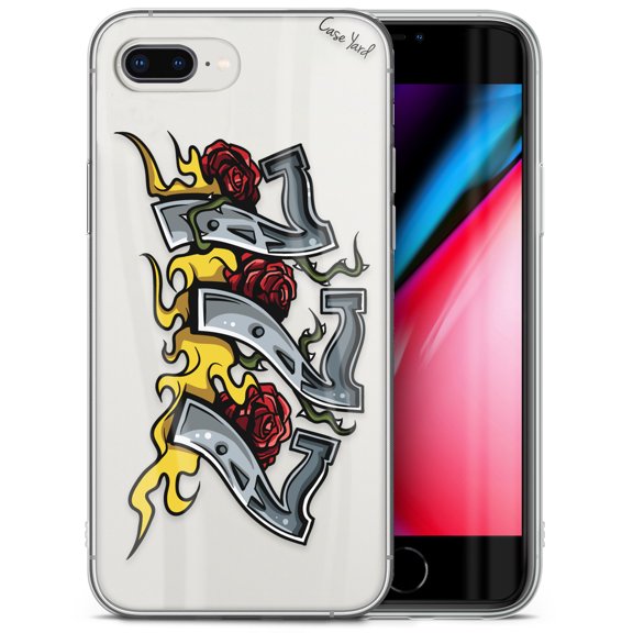 Case Yard iPhone-8-Plus Case Clear Soft & Flexible TPU Ultra Low Profile Slim Fit Thin Shockproof Transparent Bumper Protective Cover Drop Protective Cell Phone Cases (777)
