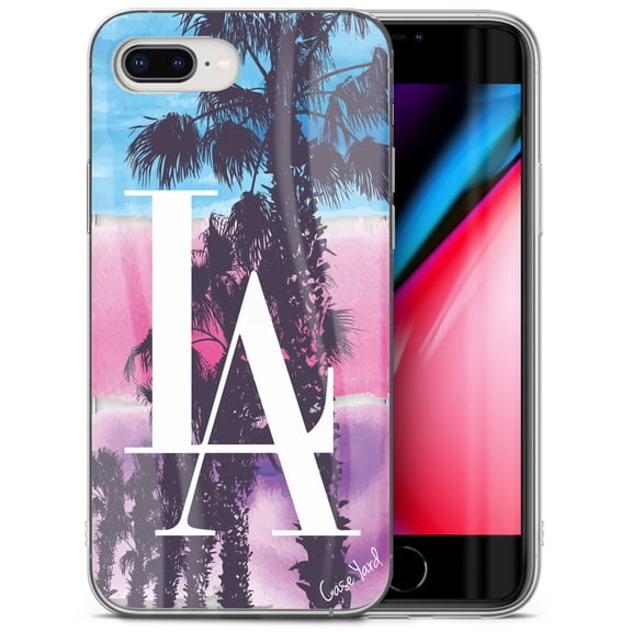 Case Yard iPhone-8-Plus Case Clear Soft & Flexible TPU Ultra Low Profile Slim Fit Thin Shockproof Transparent Bumper Protective Cover Drop Protective Cell Phone Cases (LA)