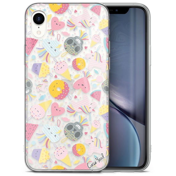 Case Yard iPhone-XR Case Clear Soft & Flexible TPU Ultra Low Profile Slim Fit Thin Shockproof Transparent Bumper Protective Cover Drop Protective Cell Phone Cases (Pinata)