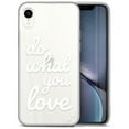 thumbnail image 1 of Case Yard iPhone-XR Case Clear Soft & Flexible TPU Ultra Low Profile Slim Fit Thin Shockproof Transparent Bumper Protective Cover Drop Protective Cell Phone Cases (Do What You Love), 1 of 8