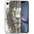 thumbnail image 1 of Case Yard iPhone-XR Case Clear Soft & Flexible TPU Ultra Low Profile Slim Fit Thin Shockproof Transparent Bumper Protective Cover Drop Protective Cell Phone Cases (Rasta Lion), 1 of 8