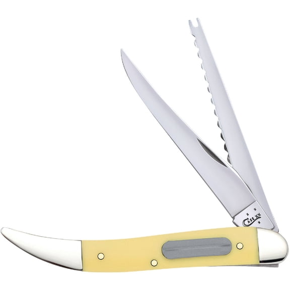 W.R. Case & Sons Cutlery Case Yellow Fishing Pocket Knife — Residential Use, Standard Application