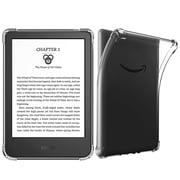 Case for 6" Kindle 11th Generation 2024/2022, Lightweight Anti-Scratch Shockproof Soft TPU Back Clear Cover