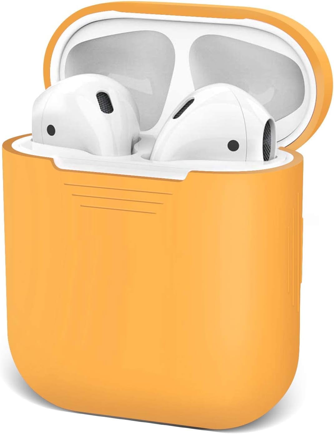 Case for AirPods Case Airpod Case Cover Skins Waterproof Shock Proof Case for Apple Airpod 1 2 Orange