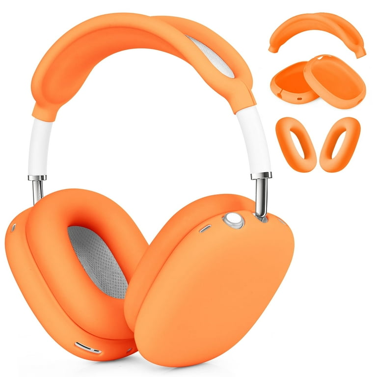 Case for Airpods Max Headphones, Silicone Cover for Apple Airpod Max,Accessories Cases (Orange) Case for Airpods Max Headphones, Silicone Cover for Apple Airpod Max,Accessories Cases (Orange)
