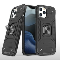 Case for Apple iPhone 14 (6.1") Hybrid Ring Kickstand for Magnetic Car Mount Rugged Heavy Duty Shockproof Armor Cover for iPhone 14 by Xcell - Black